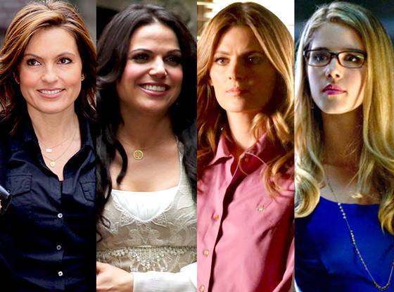 Stana Katic, Emily Bett Rickards, Mariska Hargitay, Lana Parrilla Stana Katic, Emily Bett Rickards, Mariska Hargitay, Lana Parrilla